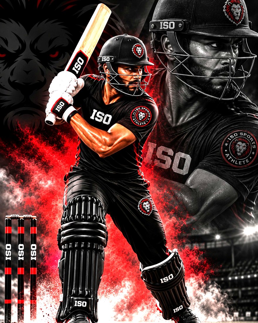 A cricketer in ISO kit diving full length to take a catch.
